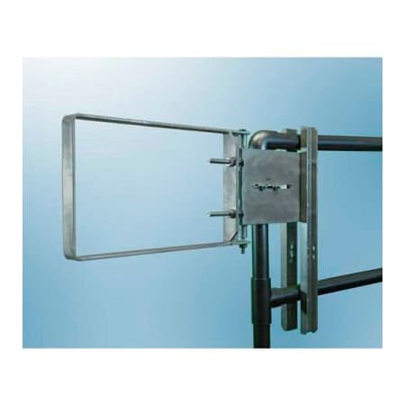 Fabenco. FabEnCo A Series Carbon Steel Galvanized Clamp-On Self-Closing Safety Gate, Fits Opening 25-27.5in A71-24